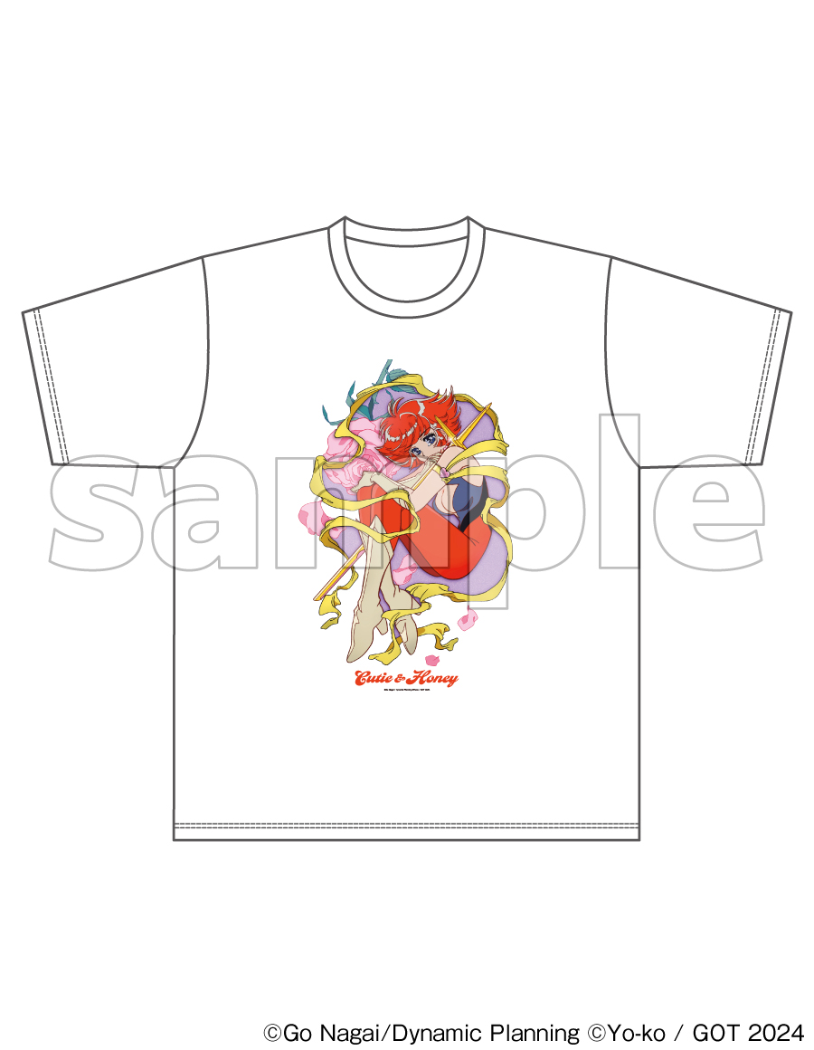 陽子 (White) - Tシャツ（Cutie&Honey）