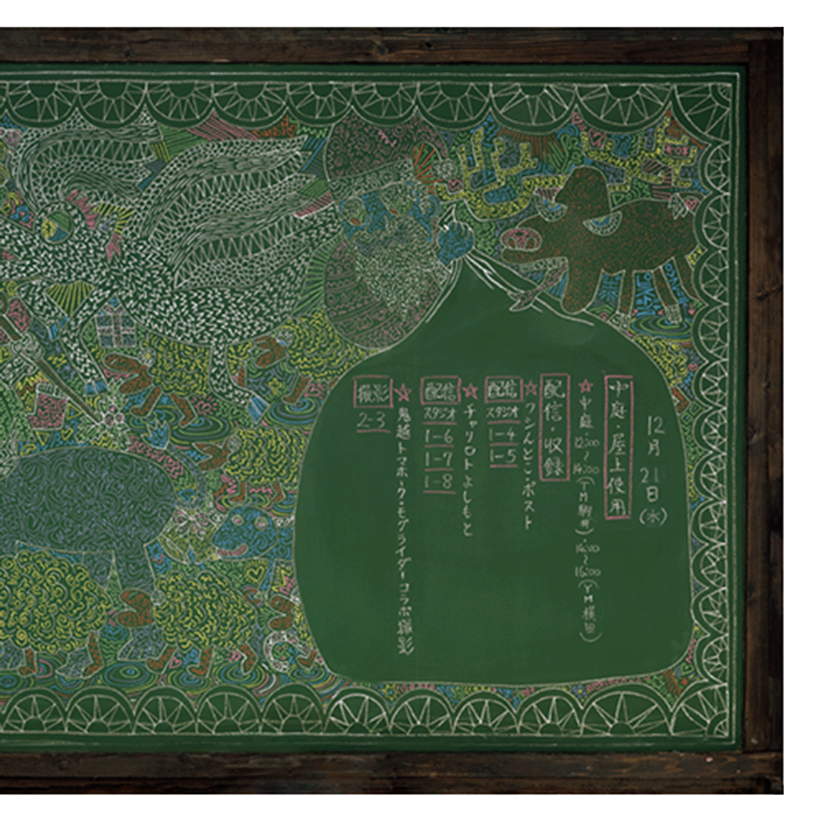 祝福のカンパネラ 複製版（ピストジャム - 黒板アート No.002）