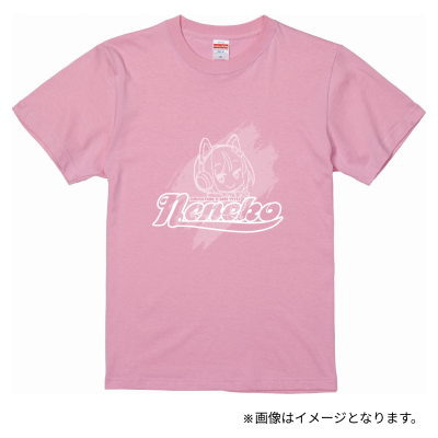 Ｔシャツ ピンク/ブラック（公式ロゴプリント）　